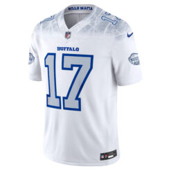 Alternative view of Josh Allen Buffalo Bills White 2025 Rivalries Collection Limited Jersey - All Stitched