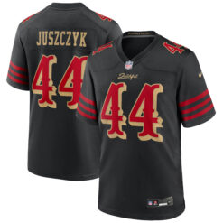 Kyle Juszczyk San Francisco 49ers Black 2025 Rivalries Collection Game Jersey - All Stitched