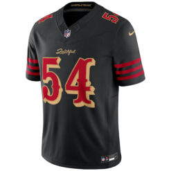 Alternative view of Fred Warner San Francisco 49ers Black 2025 Rivalries Collection Limited Jersey - All Stitched