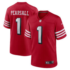 Ricky Pearsall San Francisco 49ers Scarlet Alternate Game Jersey - All Stitched