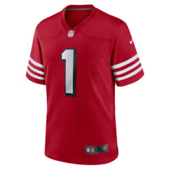 Alternative view of Ricky Pearsall San Francisco 49ers Scarlet Alternate Game Jersey - All Stitched