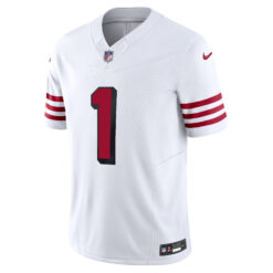 Alternative view of Ricky Pearsall San Francisco 49ers White Alternate Vapor F.U.S.E Limited Jersey - All Stitched