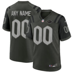 Custom New York Jets Gotham Green 2025 Rivalries Collection Game Jersey - All Stitched