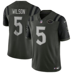 Wilson Gotham New York Jets Gotham Green 2025 Rivalries Collection Limited Jersey - All Stitched
