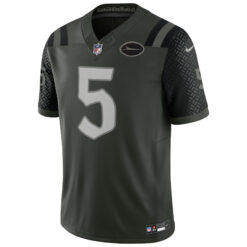Alternative view of Wilson Gotham New York Jets Gotham Green 2025 Rivalries Collection Limited Jersey - All Stitched