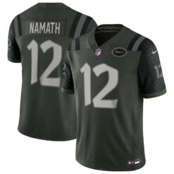Joe Namath New York Jets Gotham Green 2025 Rivalries Collection Limited Jersey - All Stitched