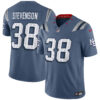 Rhamondre Stevenson New England Patriots Storm Blue 2025 Rivalries Collection Limited Jersey - All Stitched