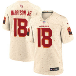 Marvin Harrison Jr Arizona Cardinals Natural 2025 Rivalries Collection Game Jersey - All Stitched