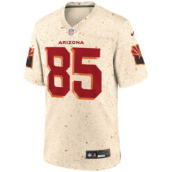 Alternative view of Trey McBride Arizona Cardinals Natural 2025 Rivalries Collection Game Jersey - All Stitched