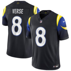 Jared Verse Los Angeles Rams Midnight Blue 2025 Rivalries Collection Limited Jersey - All Stitched