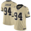 Cameron Jordan New Orleans Saints Gold 2025 Rivalries Collection Limited Jersey - All Stitched