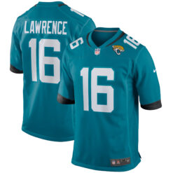Trevor Lawrence Jacksonville Jaguars Teal Home Game Jersey - All Stitched