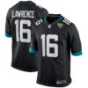 Trevor Lawrence Jacksonville Jaguars Black Alternate Game Jersey - All Stitched