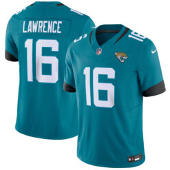 Trevor Lawrence Jacksonville Jaguars Teal Home Vapor F.U.S.E Limited Jersey - All Stitched