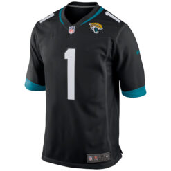 Alternative view of Travis Etienne Jacksonville Jaguars Black Alternate Game Jersey - All Stitched