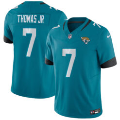 Brian Thomas Jr Jacksonville Jaguars Teal Home Vapor F.U.S.E Limited Jersey - All Stitched