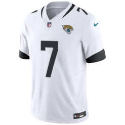 Alternative view of Brian Thomas Jr Jacksonville Jaguars White Road Vapor F.U.S.E Limited Jersey - All Stitched
