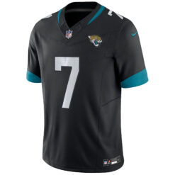Alternative view of Brian Thomas Jr Jacksonville Jaguars Black Alternate Vapor F.U.S.E Limited Jersey - All Stitched
