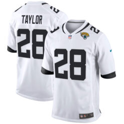 Fred Taylor Jacksonville Jaguars White Road Game Jersey - All Stitched