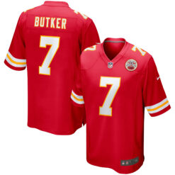 Harrison Butker Kansas City Chiefs Red Home Game Jersey - All Stitched