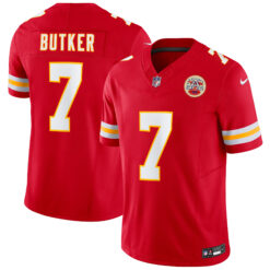 Harrison Butker Kansas City Chiefs Red Home Vapor F.U.S.E Limited Jersey - All Stitched