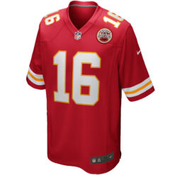 Alternative view of Len Dawson Kansas City Chiefs Red Home Game Jersey - All Stitched