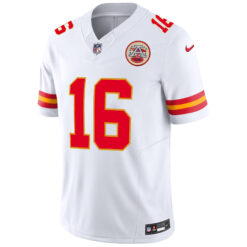 Alternative view of Len Dawson Kansas City Chiefs White Road Vapor F.U.S.E Limited Jersey - All Stitched