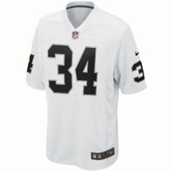 Alternative view of Bo Jackson Las Vegas Raiders White Road Game Jersey - All Stitched