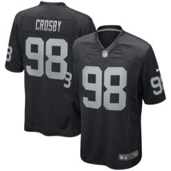 Maxx Crosby Las Vegas Raiders Black Home Game Jersey - All Stitched