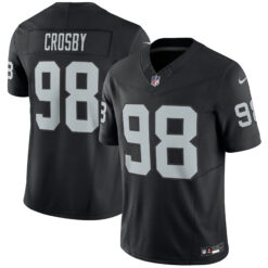 Maxx Crosby Las Vegas Raiders Black Home Vapor F.U.S.E Limited Jersey - All Stitched