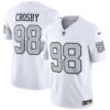 Maxx Crosby Las Vegas Raiders White Alternate Vapor F.U.S.E Limited Jersey - All Stitched