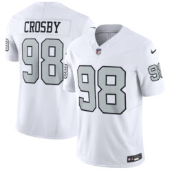 Maxx Crosby Las Vegas Raiders White Alternate Vapor F.U.S.E Limited Jersey - All Stitched