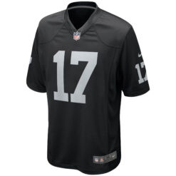 Alternative view of Davante Adams Las Vegas Raiders Black Home Game Jersey - All Stitched