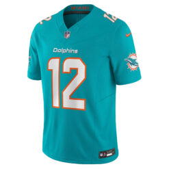 Alternative view of Bob Griese Miami Dolphins Aqua Home Vapor F.U.S.E Limited Jersey - All Stitched