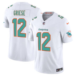 Bob Griese Miami Dolphins White Road Vapor F.U.S.E Limited Jersey - All Stitched