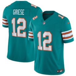 Bob Griese Miami Dolphins Aqua Alternate Vapor F.U.S.E Limited Jersey - All Stitched