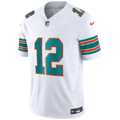 Alternative view of Bob Griese Miami Dolphins White Alternate Vapor F.U.S.E Limited Jersey - All Stitched