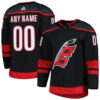 Custom Carolina Hurricanes Black Home Jersey - All Stitched