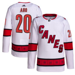 Sebastian Aho Carolina Hurricanes White Away Primegreen Jersey - All Stitched