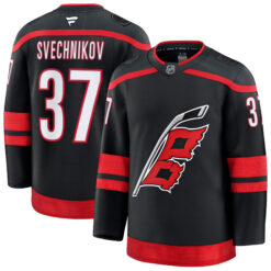 Andrei Svechnikov Carolina Hurricanes Black Home Premium Jersey - All Stitched