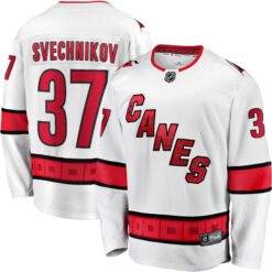 Andrei Svechnikov Carolina Hurricanes White Away Premium Jersey - All Stitched