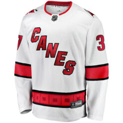 Alternative view of Andrei Svechnikov Carolina Hurricanes White Away Premium Jersey - All Stitched