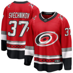 Andrei Svechnikov Carolina Hurricanes Red Alternate Premium Jersey - All Stitched