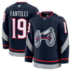 Adam Fantilli Columbus Blue Jackets Navy 2025 NHL Stadium Series Jersey - All Stitched