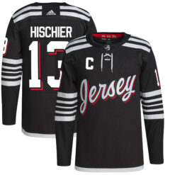 Nico Hischier New Jersey Devils Black Alternate Primegreen Jersey - All Stitched