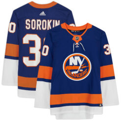 Ilya Sorokin New York Islanders Royal Home Jersey - All Stitched