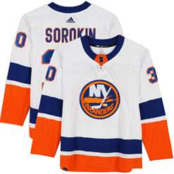 Ilya Sorokin New York Islanders White Away Jersey - All Stitched