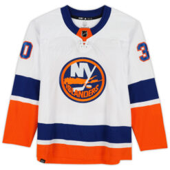 Alternative view of Ilya Sorokin New York Islanders White Away Jersey - All Stitched