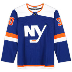 Alternative view of Ilya Sorokin New York Islanders Royal Alternate Jersey - All Stitched