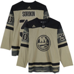 Ilya Sorokin New York Islanders Camo Military Appreciation Jersey - All Stitched